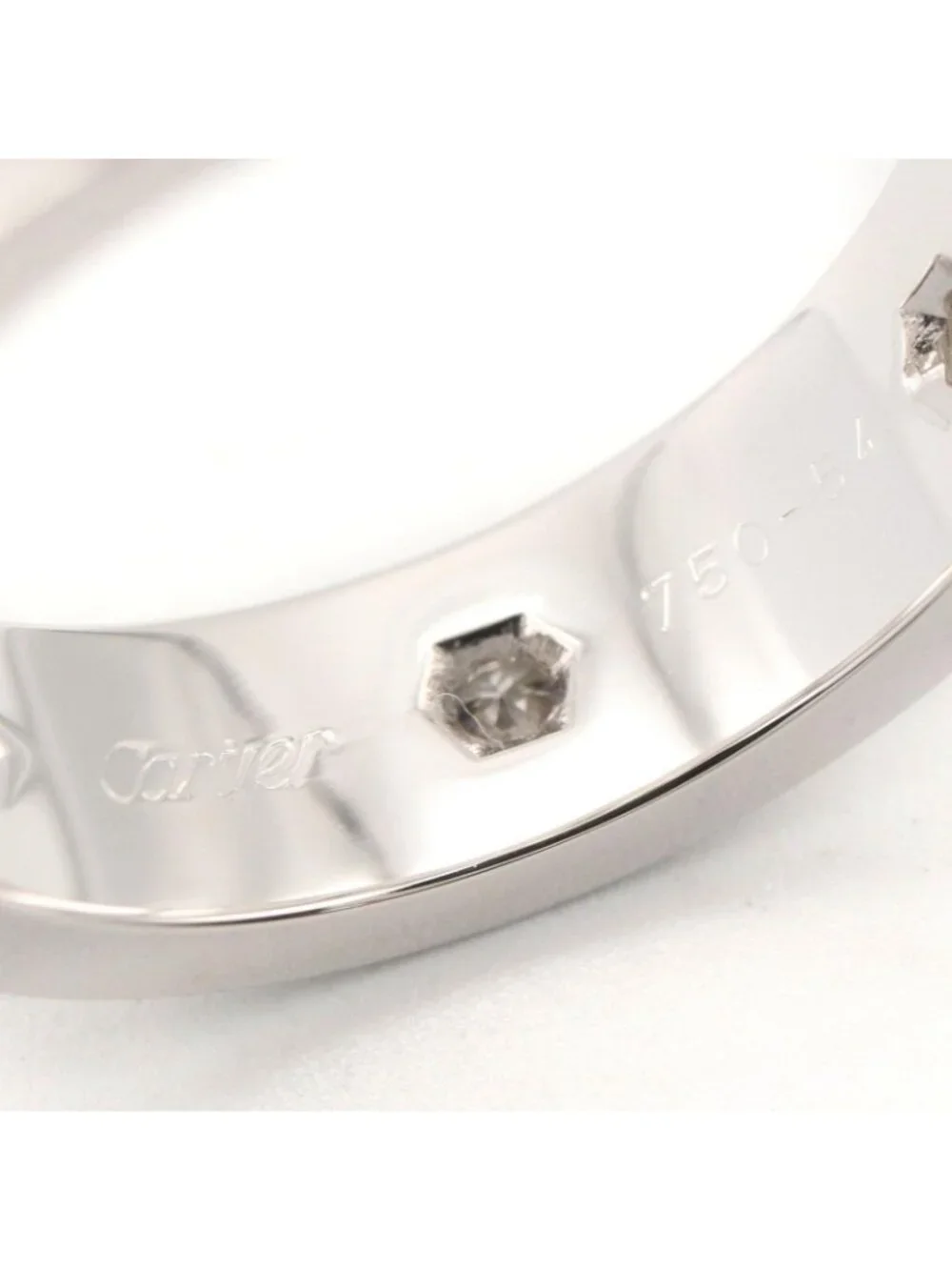 Cartier Ring Love 18K White Gold Diamond